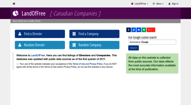 canadiancompanies.landoffree.com