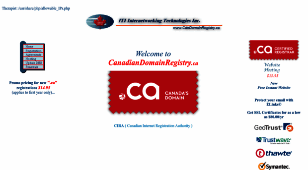 canadiandomainregistry.ca