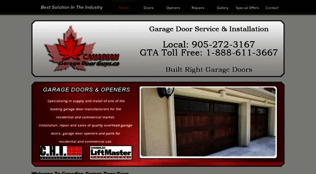 canadiangaragedoorguys.ca