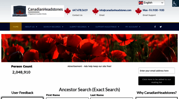 canadianheadstones.ca