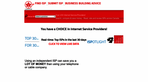 canadianisp.ca