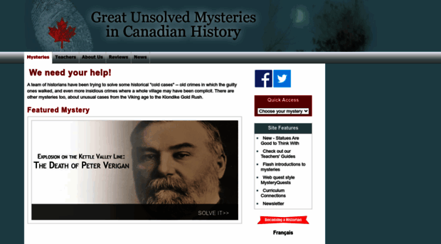 canadianmysteries.ca