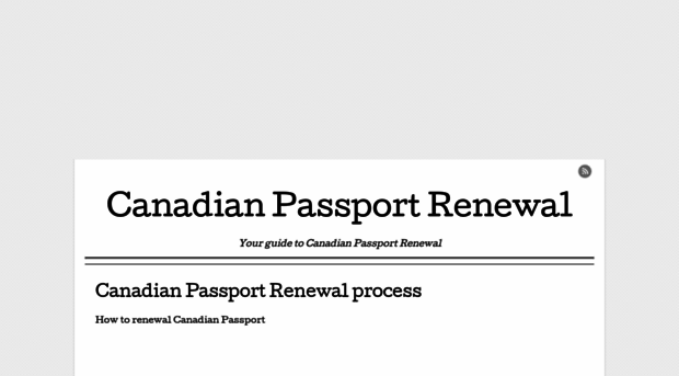 canadianpassportrenewal.org