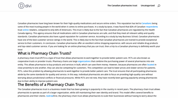 canadianpharmaciestrust.com