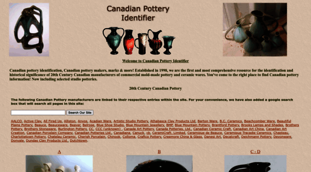 canadianpotteryidentifier.com