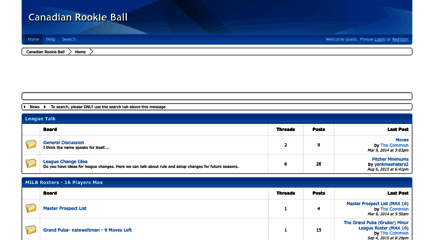 canadianrookieball.proboards.com