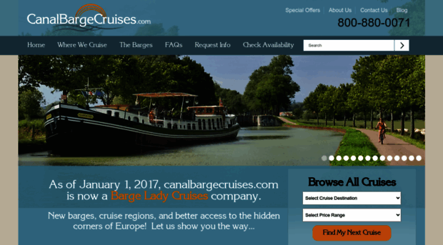 canalbargecruises.com