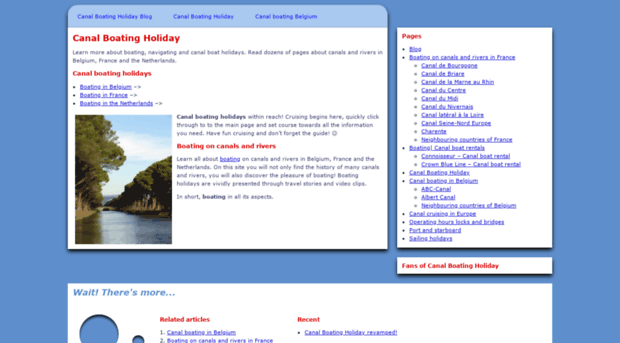 canalboatingholiday.com