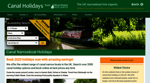 canalholidays.com