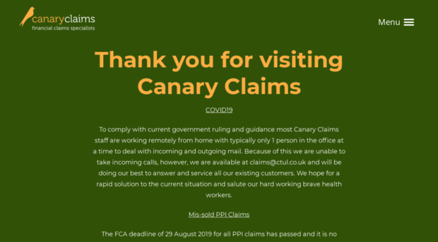 canaryclaims.co.uk