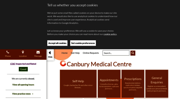 canburymedicalcentre.nhs.uk