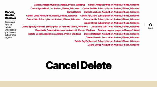 canceldelete.com