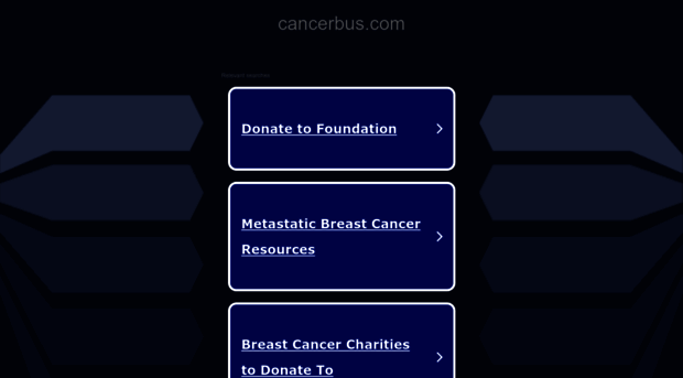 cancerbus.com