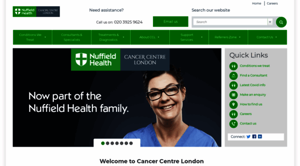 cancercentrelondon.co.uk