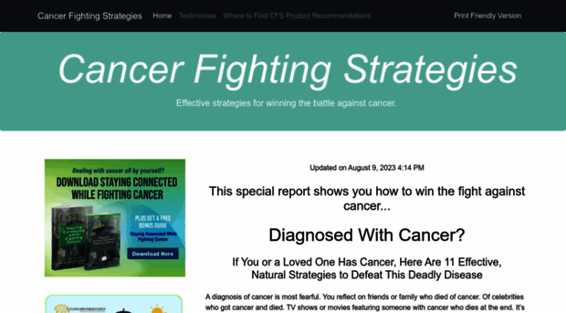 cancerfightingstrategies.com