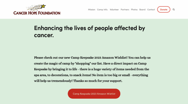 cancerhopefoundation.org