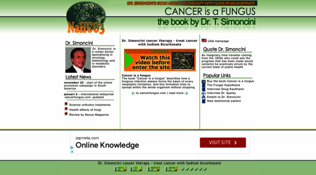 cancerisafungus.com