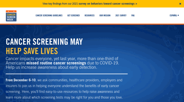 cancerscreenweek.org