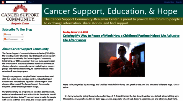 cancersupportcommunity.blogspot.com