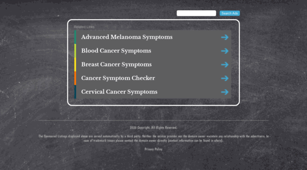 cancersymptomsindex.com