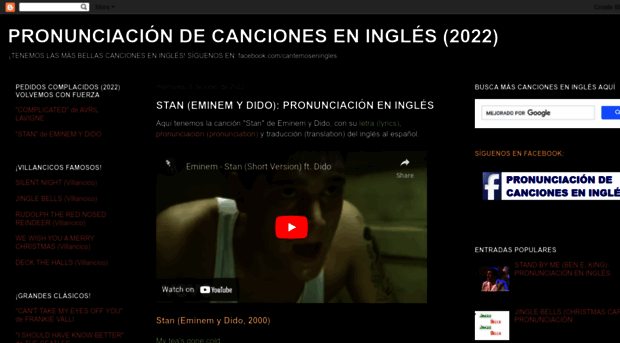 canciones-en-ingles.blogspot.com