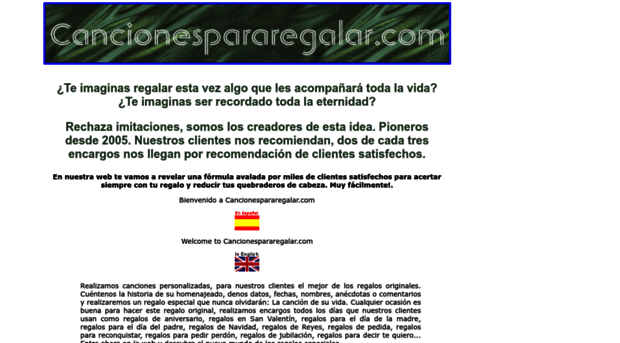 cancionespararegalar.com