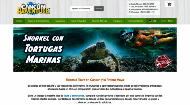 cancunadventure.com.mx