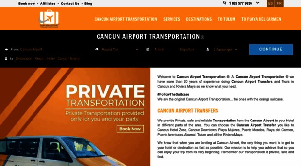 cancunairporttransportations.com