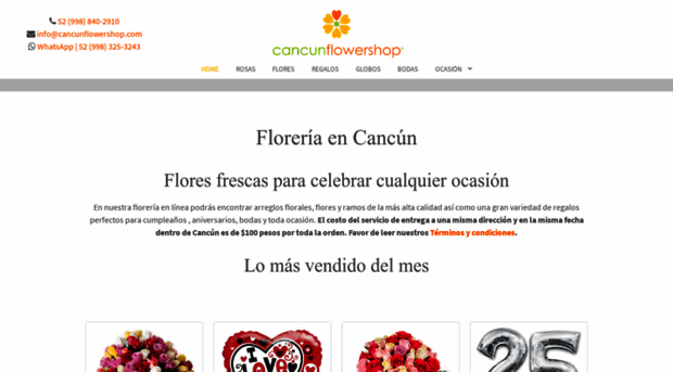 cancunflowershop.com.mx