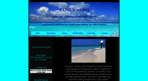 cancunmenus.com