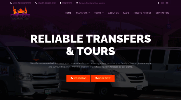 cancunreliabletransfer.com