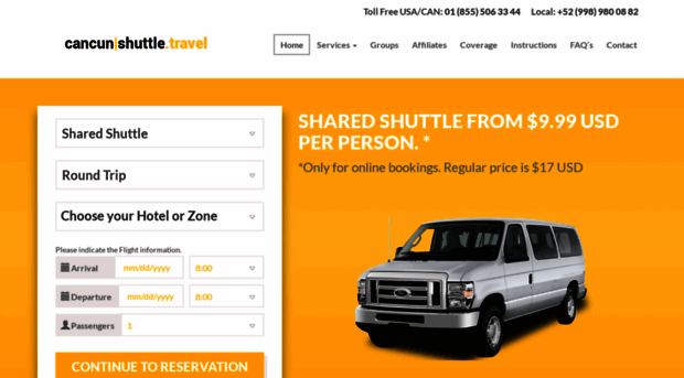 cancunshuttle.travel