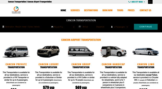 cancuntransportations.com