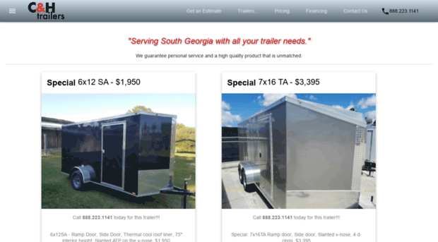 candhtrailers.com
