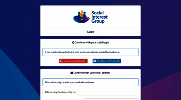 candidate.socialinterestgroupcareers.org.uk