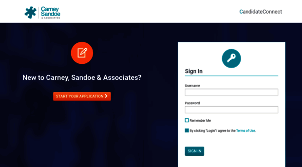 candidateconnect.carneysandoe.com