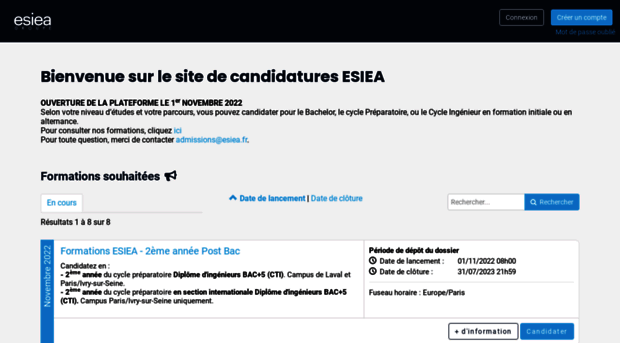 candidature.esiea.fr