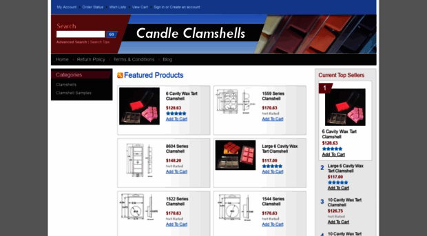 candleclamshells.com