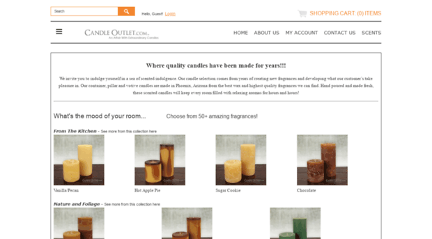 candleoutlet.com