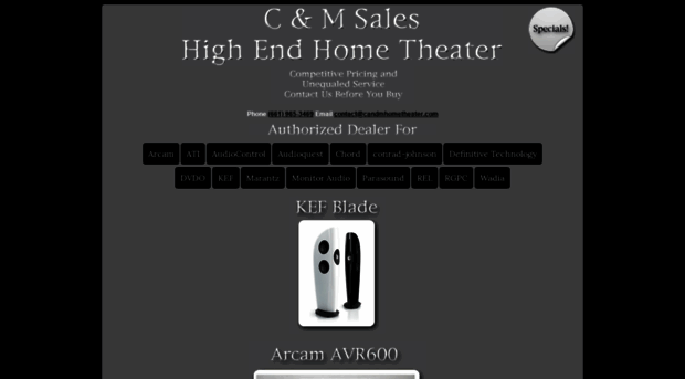 candmhometheater.com