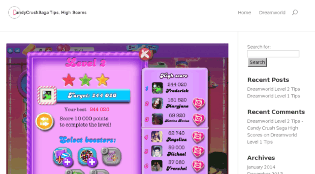 candycrushscores.com