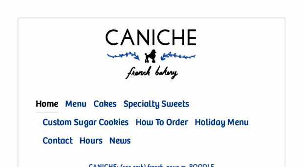 canichebakery.com