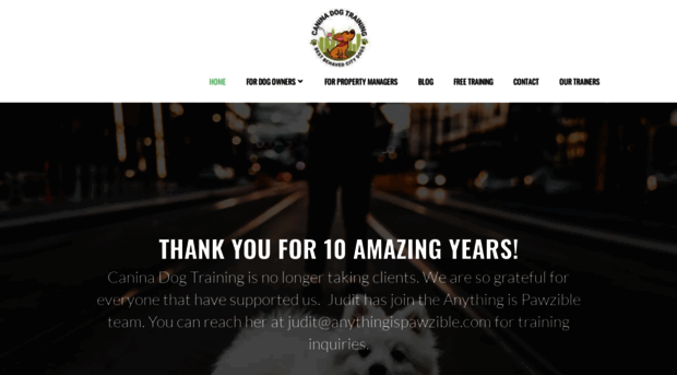 caninadogtraining.com