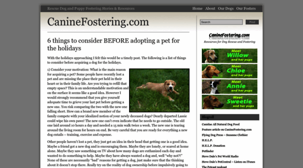 caninefostering.com