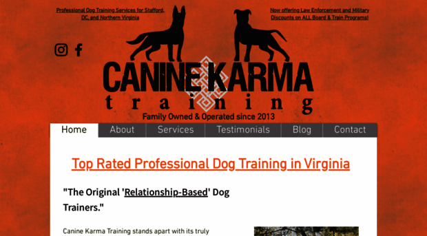 caninekarmatraining.com