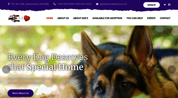 caninepetrescue.com