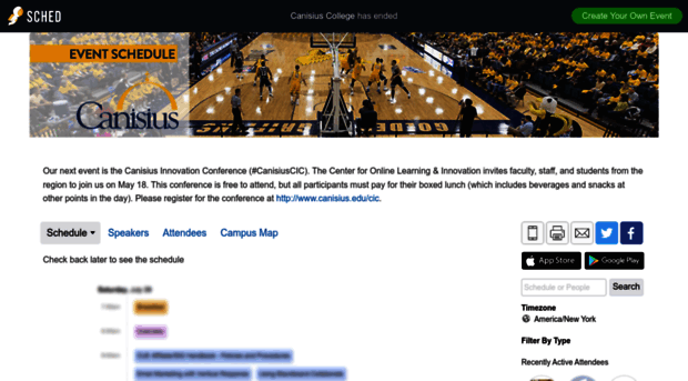 canisiuscollege.sched.org