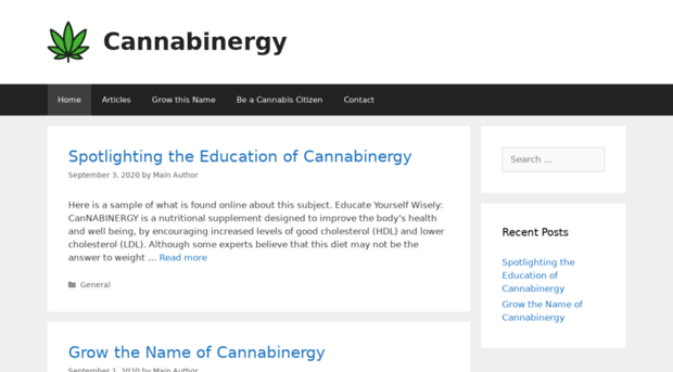 cannabinergy.com