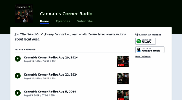 cannabiscornerradio.transistor.fm