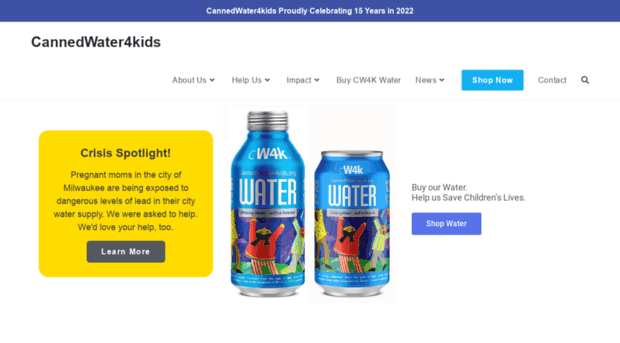 cannedwater4kids.com